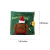 Nosework Interactive Sniffing Slow Feeding Dog, Cat & Rabbit Christmas Book, Cute Cloth Book Toy, Creative Food-Hiding Book: 5.91 x 5.91-in