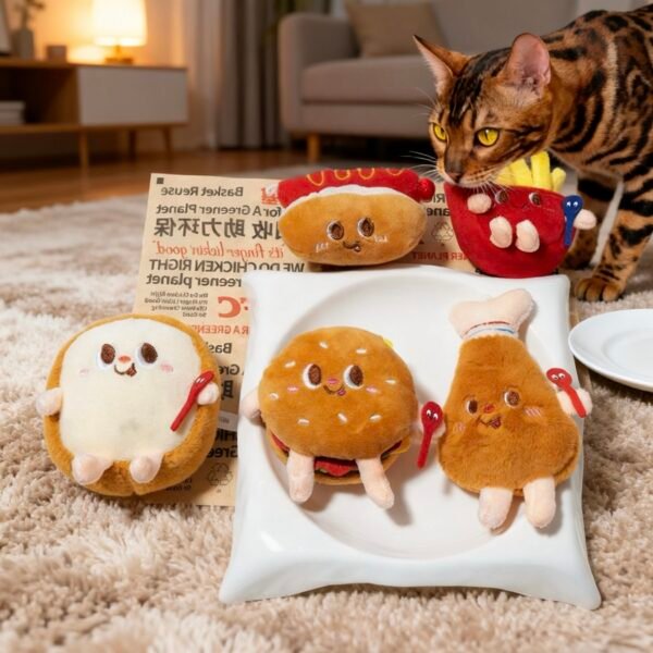 Food Series Cat Toy with Catnip