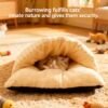 Self Warming Covered Dog & Cat Cave Bed