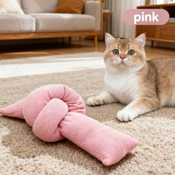 Dental Cat Chew Toy with Catnip, Color Varies