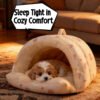 微信图片_20251027205053_122_29 Indoor Cat Bed – Cave Style Cozy Hideaway with Removable Washable Cover & Anti‑Slip Base