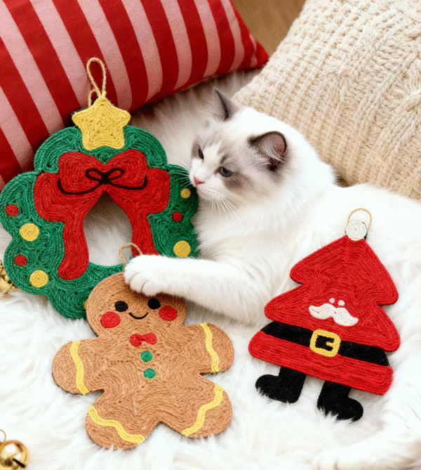 Christmas Wall Mountable Cat Scratching Pad
