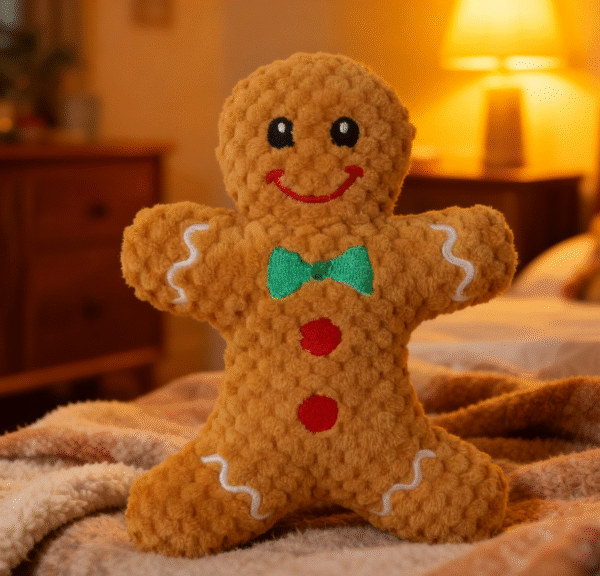 Christmas Reversible Plush Squeaky Dog Toy