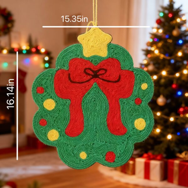 Christmas Wall Mountable Cat Scratching Pad